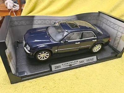 2005 Chrysler 300C Hemi In Blue By Motor Max 1:18 Scale • £30