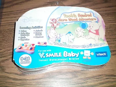 $3.95 • Buy VSmile Baby VTech Baby Pooh's Hundred Acre Wood Adventure Used In Package