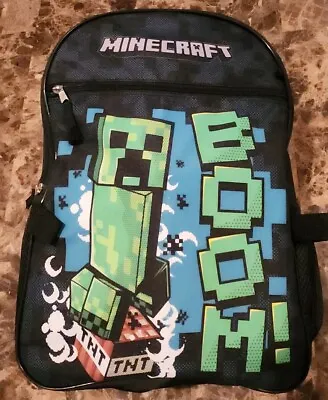Minecraft Gamer   School Creeper Bookbag Backpack  • $3.95