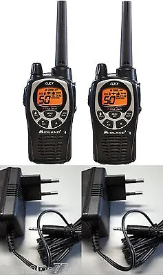2 Walkie Talkie Midland GXT1000 5W With Chargers Individual - Pack Special • $113.64