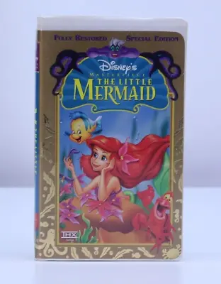 VTG VHS Disney Masterpiece The Little Mermaid Fully Restored Special Edition • $9.59