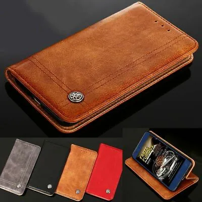 Genuine Luxury Leather Case Cover For LG G8X G8S G8 V30 Plus G7 G6 G5 W10 W30 K8 • £8.69