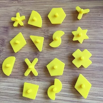 Vintage 1990 Travel Perfection Board Game Replacement Pieces ~15 Shapes • $7.95