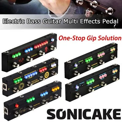 SONICAKE Guitar Multi Effects Pedal Delay/Chorus/Distortion/Overdrive/Compressor • $89.99