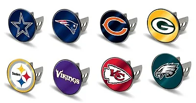 Laser Cut Metal Hitch Cover  - Truck Hitch Cover- NFL Football - Pick Your Team • $23