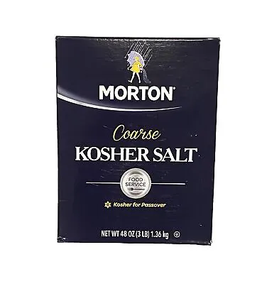 Morton Course Kosher Salt (3lb Box) • $14.99