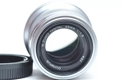 Olympus M.Zuiko Digital 45mm F1.8 Lens For Micro Four Thirds M43 (Silver) • $179