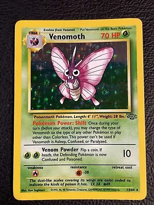 $0.99 • Buy Venomoth 13/64 Holo Rare Jungle Pokemon Card 