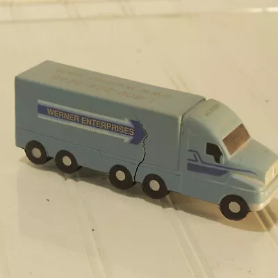 Vintage Toy 18 Wheeler Semi Truck Werner Enterprise Foam Rubber(RARE) • $22