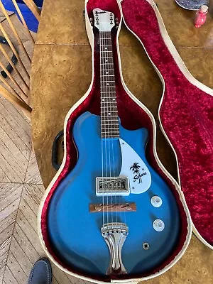 Supro Vintage 1960’s Sahara Guitar Blue • $1800