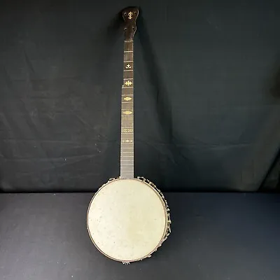 Vintage Sears Supertone 5 String Banjo Musical Guitar Instrument 36” • $297