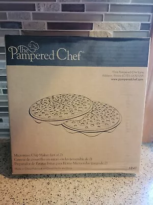 Pampered Chef Microwave Chip Maker NIB Free Shipping • $19.99