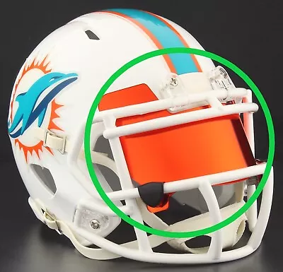 EYE SHIELD / VISOR  ONLY! For MIAMI DOLPHINS Mini Football Helmet • $12.99