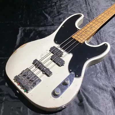 Fender Mexico Mike Dirnt Road Worn Presicion Bass Mod / White Blonde Sanjo Store • $1664.85