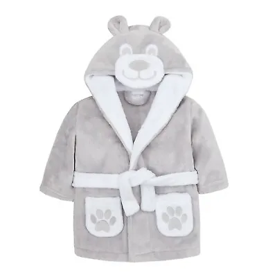 Embroidered Personalised TED Soft Baby Dressing Gown Bath Robe Y Babys • £14.99
