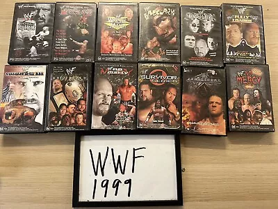 Wwf/wcw Vhs Collection - 90+ Tapes - Rare Opportunity • $5000