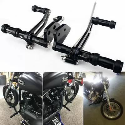 Dyna 00-17 CNC Billet 8.7  Forward Controls Black Street Bob FXDB FXDBI FXDL FXD • $129.99