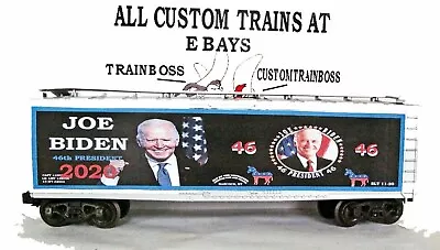 O Scale Lionel 3 Rail Custom Lettered President Joe Biden 46 Reefer Lot H • $99.99