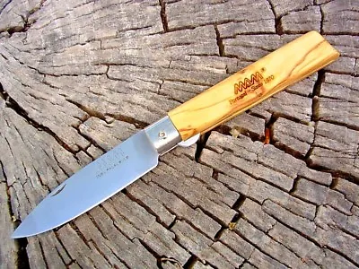 MAM Portugal Knife 2137 Olive Wood Linerlock Folder • $21.49