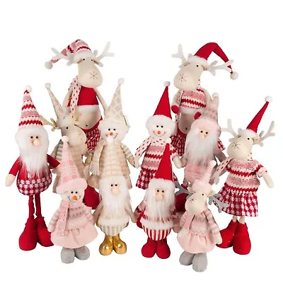 £10.99 • Buy Standing Christmas Decorations  Figure Ornaments Santa Snowman Reindeer 36/56cm