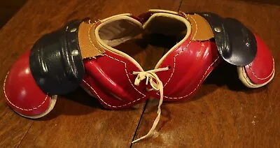 Vintage 1960s Red MacGregor Football Shoulder Pad Small Child Size • $25