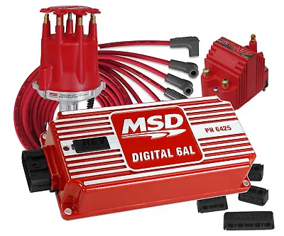 MSD Complete Small Block Chevy Igniton Kit SBC 6AL Coil Pro-Billet Distributor • $927.96