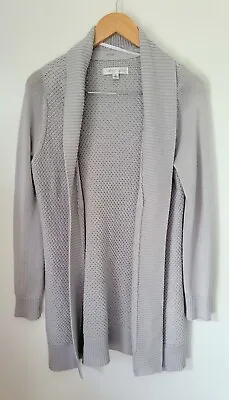 Forever New Sz S Grey Long Relaxed Cardigan • $25