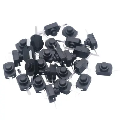 50-Pack Self-Locking Black Mini On/Off Switch With Latching Function Micro Push • $12.93