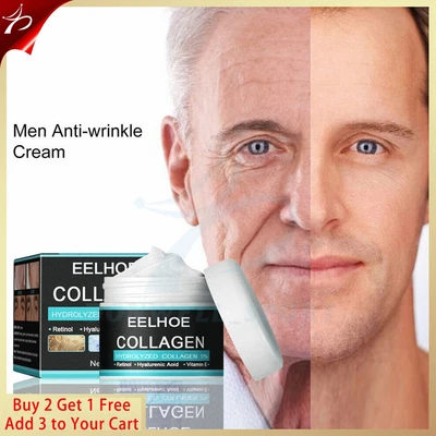 $6.99 • Buy Men's Anti-Aging Cream Face Anti Wrinkle Cream Collagen Hyaluronic Acid Vitamin