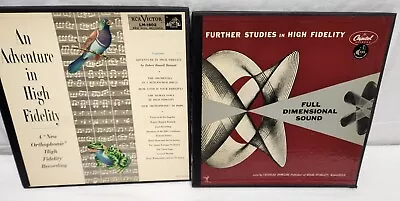 2/Box Sets 12  33RPM Adventure In High Fidelity & Full Dimensional Sound • $10