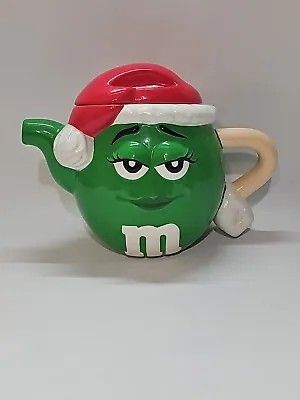 M&M Mrs Green Christmas Tea Hot Chocolate Pot Gadt Same Day Shipping Nice  • $39.99