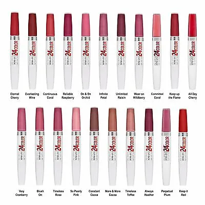 Maybelline SuperStay 24 2-Step Liquid Lipstick [CHOOSE YOUR SHADE]NO BOX • $9.99