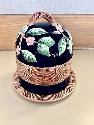 Majolica Cheese Dome Saver Keeper Reproduction For Seymour Mann • $39.95