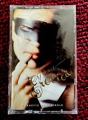 Madonna Sealed Mint Erotica Canada Max Single Remix Cassette Tape Promo Sex Book • $65