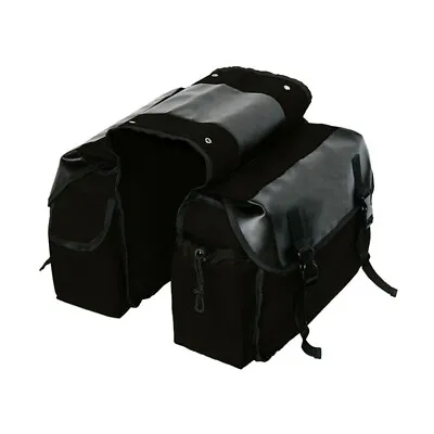 Waterproof Saddlebags Motorcycle Rear Rack Tail Seat Side Saddle Bag Luggage 1Pc • $41.30