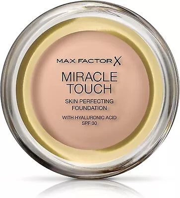 Max Factor Miracle Touch Perfecting Foundation 40 Creamy Ivory Full Coverage  • £13.45