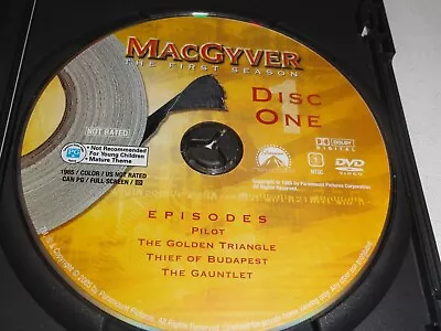 DVD MacGyver: Season 1 Disc 1 Only Incl The PILOT (1985 NR Paramount) • $1.24