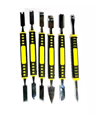 6 In 1 Repair Opening Metal Spudger Pry Tools Disassemble Set For Cell Phone GPS • $10.92