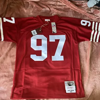 BRYANT YOUNG 1994 San Francisco 49ers MITCHELL & NESS Throwback LEGACY L • $80