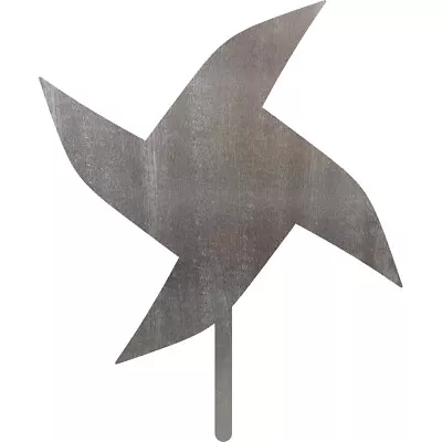 Pinwheel Steel Cut Out Metal Art Decoration • $7.99