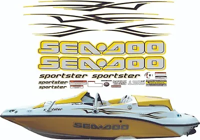  SEADOO SPORTSTER 2006 GRAPHICS / DECAL / Sticker KIT  • $140