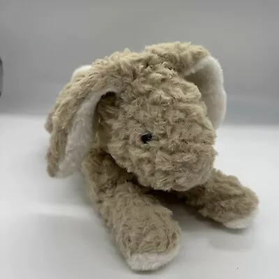 Mary Meyer Tan & White Bunny Rabbit Soft Plush Stuffed Animal Easter Unique EUC • $8