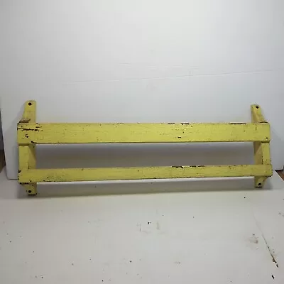 $19.99 • Buy Vintage Wooden Church Pew Hymnal Book Magazine Holder Rack Chippy Paint 22  #2