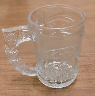 Vintage 90s McDonalds Batman Forever Clear Glass Coffee Mug • $2.50