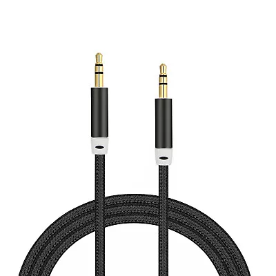 Headphone Aux Cable Audio Lead 3.5mm Jack To Jack Stereo PC Car Male 1M To 3M • £3.09