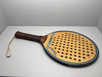 Vintage Marcraft- Doug Russel Super Sorba Paddle Ball Racket-Tan  • $22