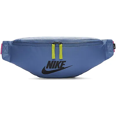 Nike Heritage Hip Pack Fanny Pack Waist Bag Sling Crossbody BA5750 Blue/Pink NWT • $45