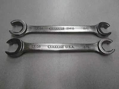 Qty (2) Allen USA Made 3/4  X 13/16  SAE Double Flare Nut 6pt Line Wrench 21415 • $8