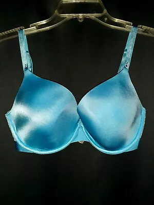 VICTORIA'S SECRET Size 34DD Bra Blue Biofit Demi Uplift • $24.99