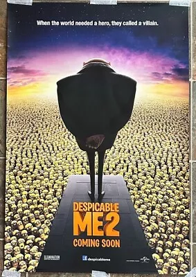 DESPICABLE ME 2 -2013 - Original D/S 27x40 INTL Movie Poster - STEVE CARELL • $14.99